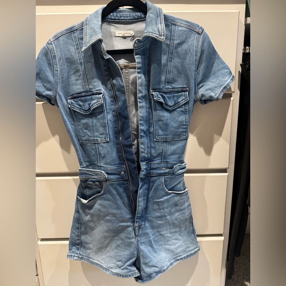Good American Denim Jumpsuit